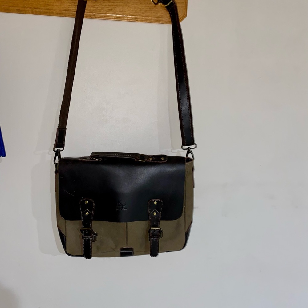 Leather Computer Bag - Picture 10 of 12